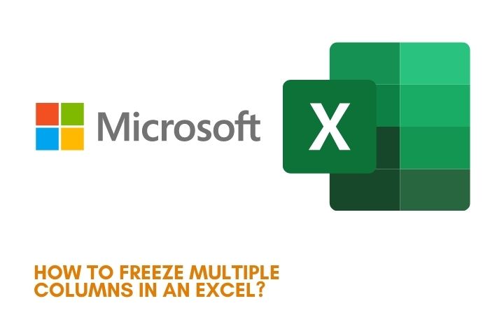 How to freeze multiple columns in an excel