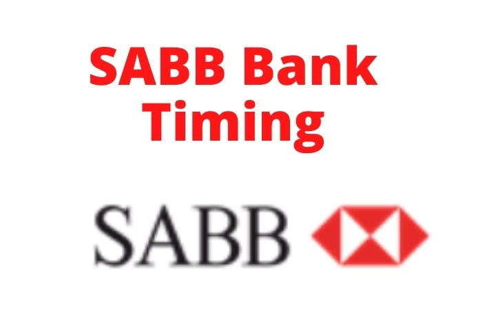 SABB Bank Timing